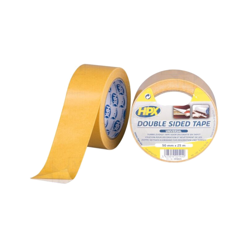 Bandă: de fixare; W: 50mm; L: 25m; Thk: 0,08mm; dublă; albă; max.60°C Bandă: de fixare; W: 50mm; L: 25m; Thk: 0,08mm; dublă; albă; max.60°C