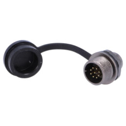 Soclu; ST12; tată; PIN: 9; IP67; 3A; lipire; 125V; 0,75mm2; -25÷85°C