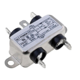 Filtru: anti-interferenţe; 250VAC; Cx: 100nF; Cy: 3,3nF; 0,3mH