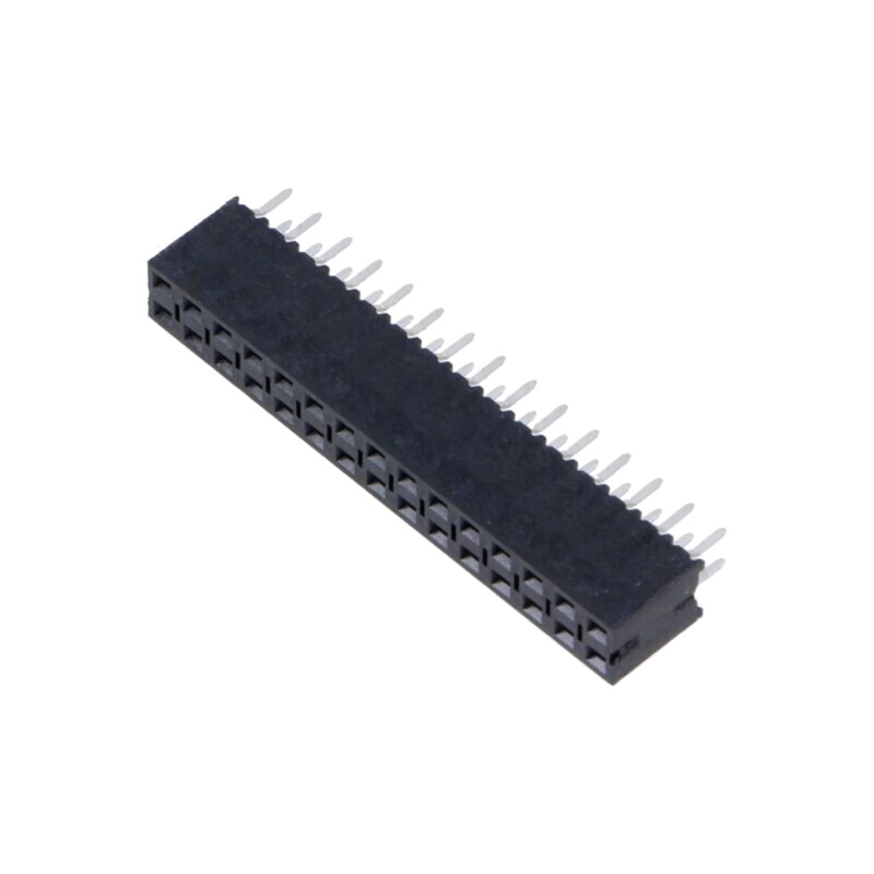 Conector: şiruri pini; soclu; tată; PIN: 30; drept; 2,54mm; THT; 2x15