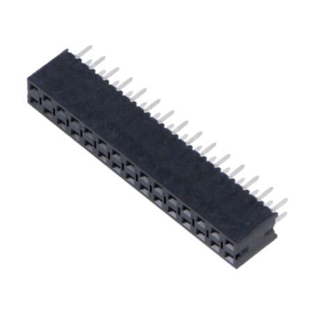 Conector: şiruri pini; soclu; tată; PIN: 30; drept; 2,54mm; THT; 2x15
