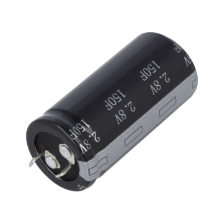 Supercondensator; SNAP-IN; 150F; 2,8VDC; ±20%; Ø25,2x52,5mm; 12mΩ