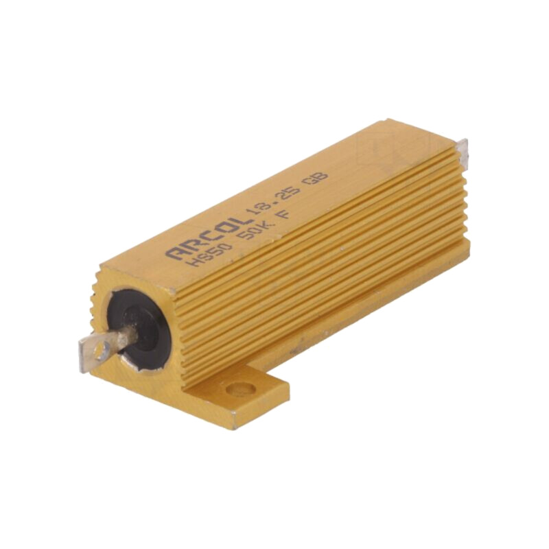 Rezistor: bobinat; înşurubare; 50kΩ; 50W; ±1%; 49,1x29,7x14,8mm