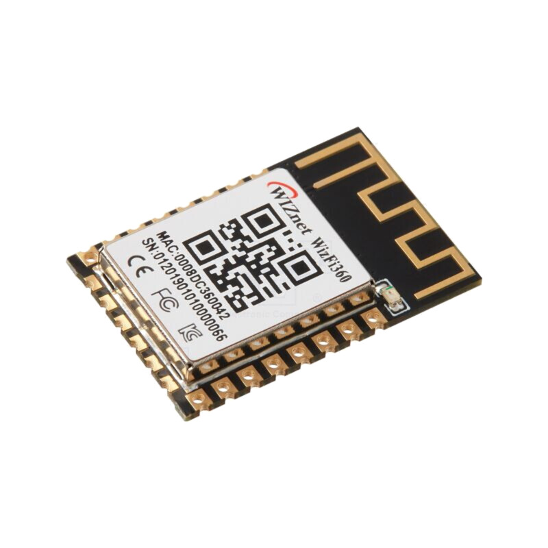 Modul: WiFi; UART; SMD,THT; 24x16x3mm; 2Mbps