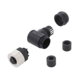 Conector: M12; mufă; PIN: 4; mamă; cod A-DeviceNet / CANopen; 250V
