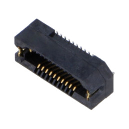 Conector: PCB-PCB; mamă; PIN: 20; 0,8mm; ERF8; aurit; SMT; soclu; 1,4A