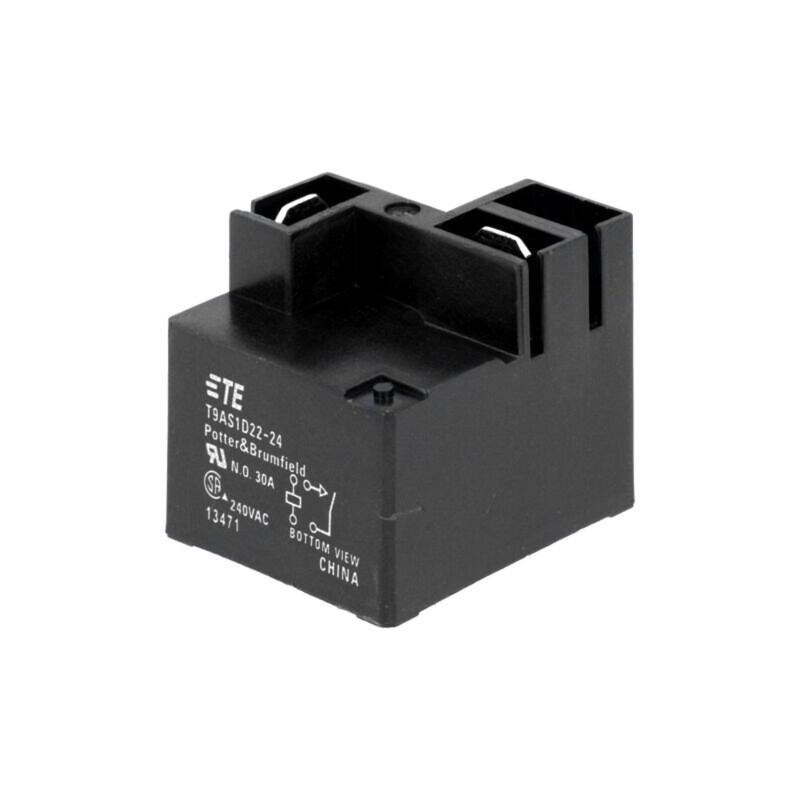 Releu: electromagnetic; SPST-NO; Ubobină: 24VDC; 30A; T9A; PCB; 1W
