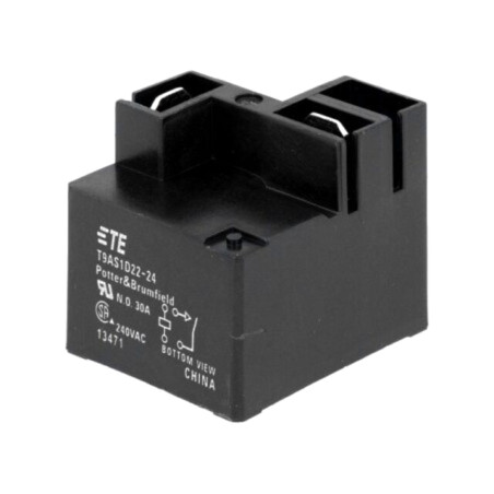 Releu: electromagnetic; SPST-NO; Ubobină: 24VDC; 30A; T9A; PCB; 1W