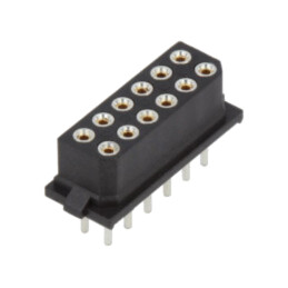 Conector: PCB-cablu/PCB; soclu; mamă; PIN: 12; Datamate L-Tek; THT