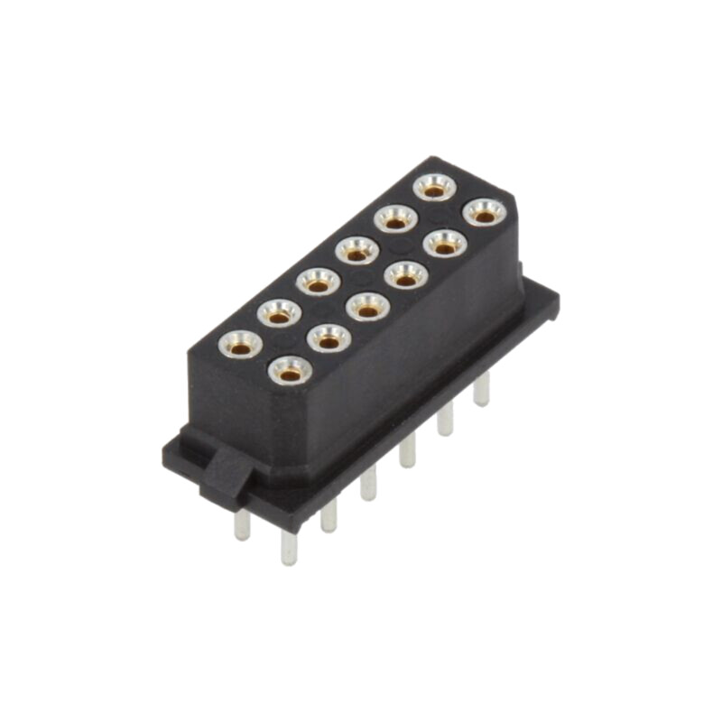 Conector: PCB-cablu/PCB; soclu; mamă; PIN: 12; Datamate L-Tek; THT