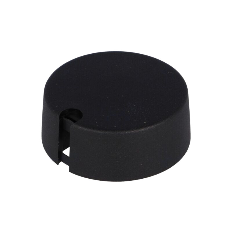 Buton rotativ; cu indicator; plastic; Øax: 6,35mm; Ø40x16mm; A10