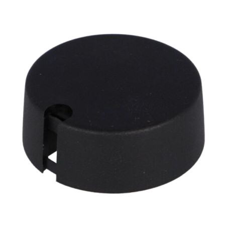 Buton rotativ; cu indicator; plastic; Øax: 6,35mm; Ø40x16mm; A10