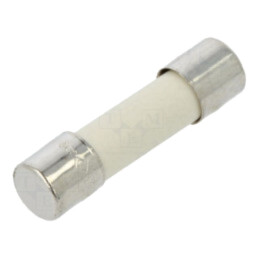 Siguranţă: siguranţă; ardere rapidă; 1A; 250VAC; 5x20mm; alamă