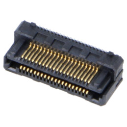 Conector: PCB-PCB; hermafrodit; PIN: 40; 0,5mm; LSHM; gold flash