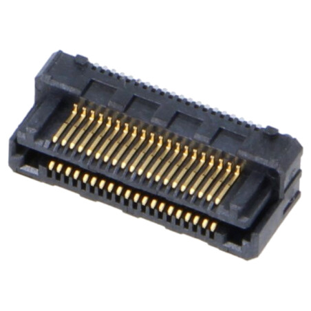 Conector: PCB-PCB; hermafrodit; PIN: 40; 0,5mm; LSHM; gold flash