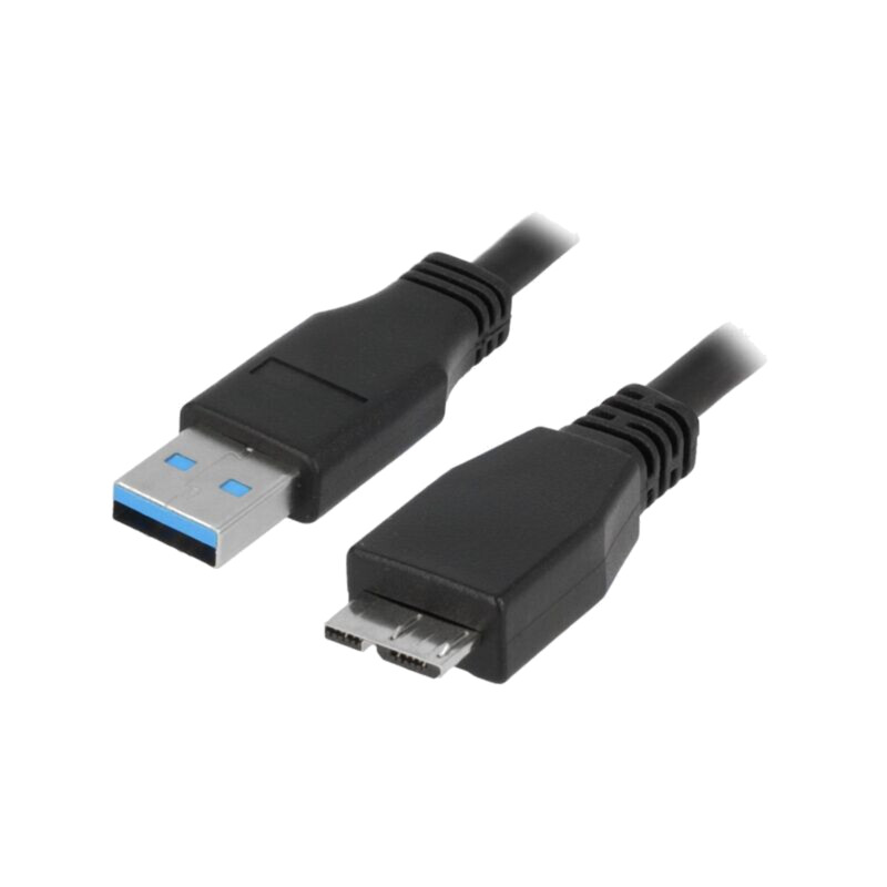 Cablu; USB 3.0; USB A mufă,USB B micro mufă; nichelat; 600mm