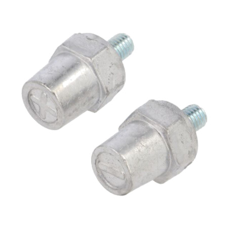 Adaptor; acumulator 12V; Filet: M8