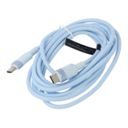 Cablu; USB 2.0; USB C mufă,din ambele părţi; nichelat; 2m; PVC