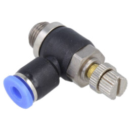 Supapă anti-retur; -0,95÷15bar; alamă nichelată,PBT; 4mm; 0÷60°C