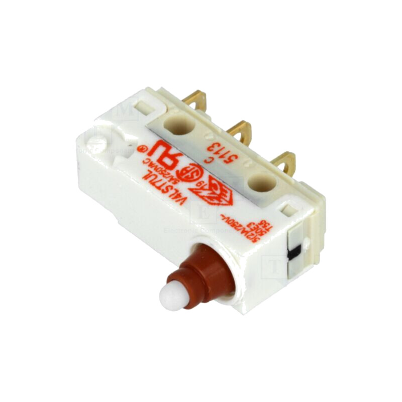 Microîntrerupător SNAP ACTION; 5A/250VAC; fără manetă; SPDT Microîntrerupător SNAP ACTION; 5A/250VAC; fără manetă; SPDT