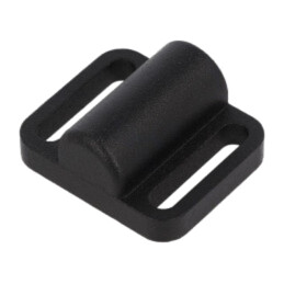 Poziţioner; pentru zăvoare cu arc; W: 38mm; aliaj zinc; Øorif: 8mm