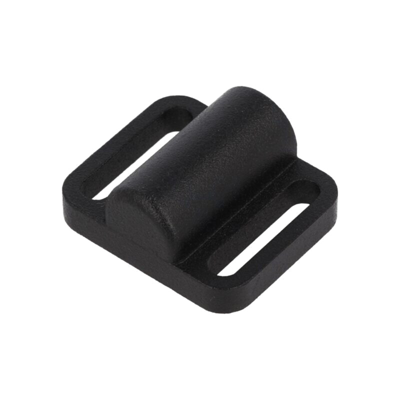 Poziţioner; pentru zăvoare cu arc; W: 38mm; aliaj zinc; Øorif: 8mm