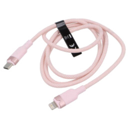 Cablu; USB 2.0; mufă Apple Lightning,USB C mufă; nichelat; 1m