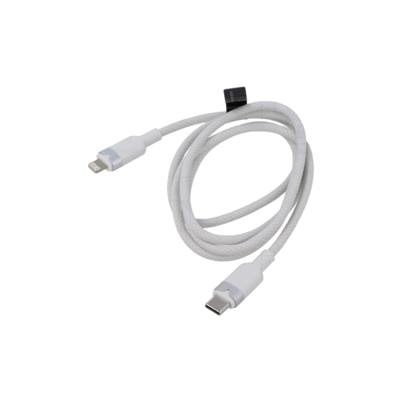 Cablu; USB 2.0; mufă Apple Lightning,USB C mufă; nichelat; 1m Cablu; USB 2.0; mufă Apple Lightning,USB C mufă; nichelat; 1m