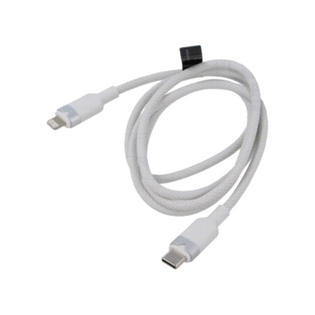 Cablu; USB 2.0; mufă Apple Lightning,USB C mufă; nichelat; 1m