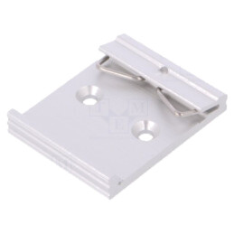 Mâner pt.şină DIN; aluminiu; 40mm; Şină: TS35