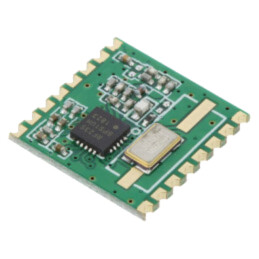 Modul: RF; emiţător-receptor FM; FSK; 433,92MHz; SPI; -121dBm; SMD