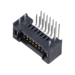 Conector: PCB-PCB; tată; PIN: 14; 1,27mm; TFM; aurit; THT; soclu; 3,7A