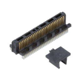 Conector: PCB-PCB; tată; PIN: 30; 0,4mm; ST4; aurit; SMT; soclu; 1,6A