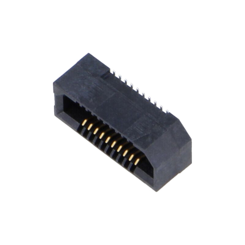 Conector: PCB-PCB; mamă; PIN: 20; 0,8mm; ERF8; aurit; SMT; soclu; 1,4A Conector: PCB-PCB; mamă; PIN: 20; 0,8mm; ERF8; aurit; SMT; soclu; 1,4A