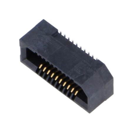 Conector: PCB-PCB; mamă; PIN: 20; 0,8mm; ERF8; aurit; SMT; soclu; 1,4A