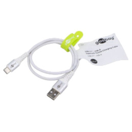 Cablu; USB 2.0; USB A mufă,USB C mufă; 0,5m; alb; 0,48Gbps; 60W; 3A