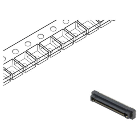 Conector: PCB-PCB; mamă; PIN: 124(4+120); 0,5mm; H: 8,15mm; F11
