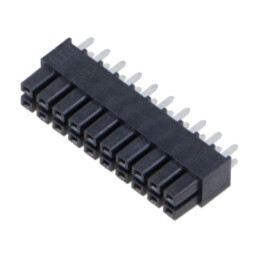 Conector: PCB-PCB; soclu; miniMATE; mamă; PIN: 20; drept; 2,54mm; THT