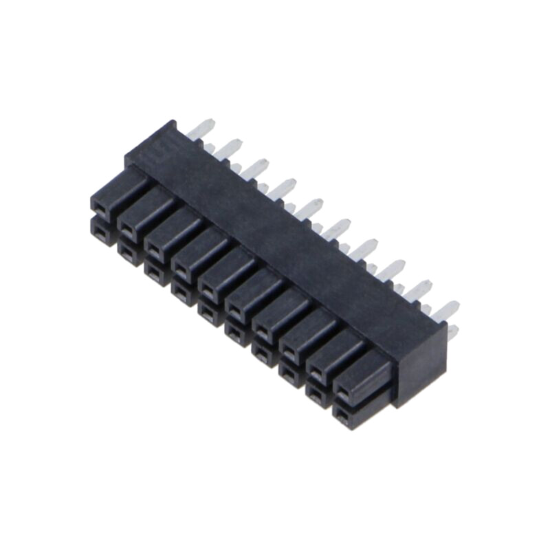 Conector: PCB-PCB; soclu; miniMATE; mamă; PIN: 20; drept; 2,54mm; THT