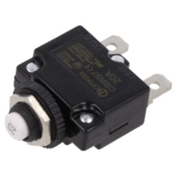 Siguranţă: termică; 20A; Imax: 1kA; 125V,250V; 32VDC,50VDC