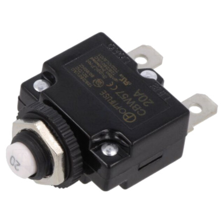 Siguranţă: termică; 20A; Imax: 1kA; 125V,250V; 32VDC,50VDC