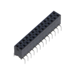 Conector: şiruri pini; soclu; tată; PIN: 26; de trecere; drept; THT
