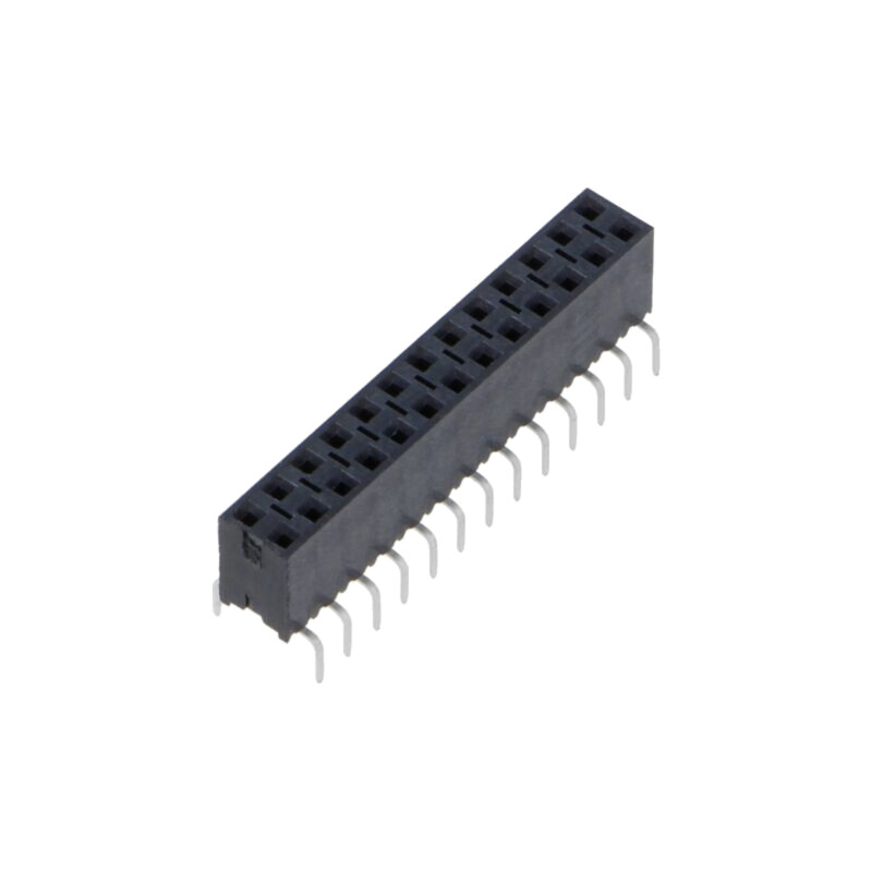Conector: şiruri pini; soclu; tată; PIN: 26; de trecere; drept; THT