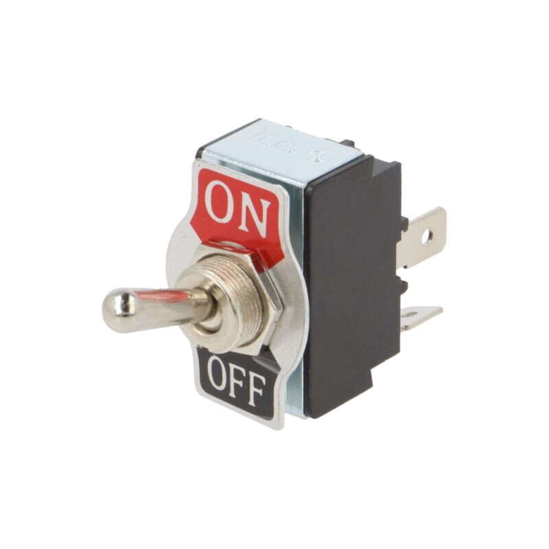 Comutator: basculant; Poz: 2; DPST; ON-OFF; 20A/12VDC; TB/TB2; 50mΩ