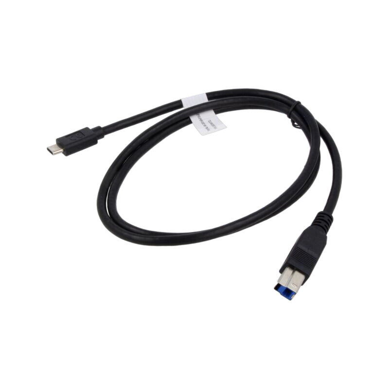 Cablu; USB 3.1; USB B mufă,USB C mufă; nichelat; 1m; negru; 10Gbps Cablu; USB 3.1; USB B mufă,USB C mufă; nichelat; 1m; negru; 10Gbps