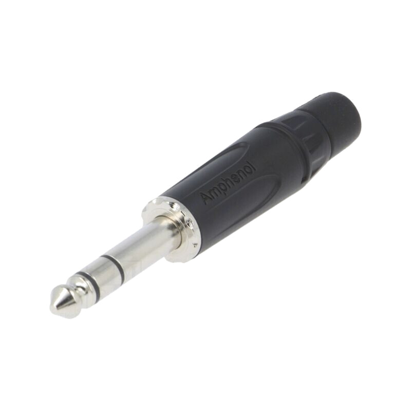 Conector: Jack 6,3mm; mufă; tată; stereo; piste: 3; drept; pe cablu