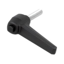 Manetă; franceză; Lung.filet: 40mm; Lung.manetă: 73mm; Corp: neagră