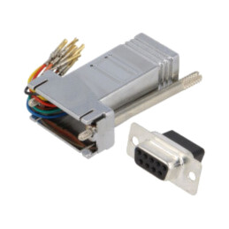 Conexiune: adaptor; D-Sub 9pin mamă,RJ45 soclu
