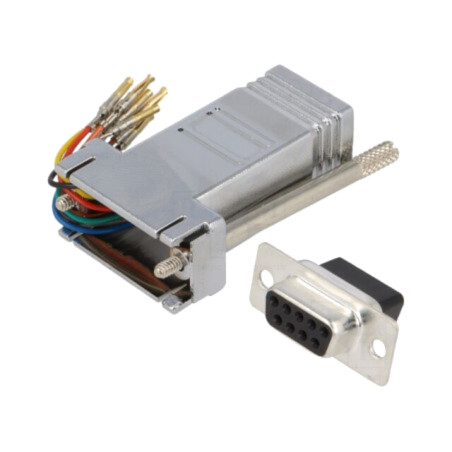 Conexiune: adaptor; D-Sub 9pin mamă,RJ45 soclu