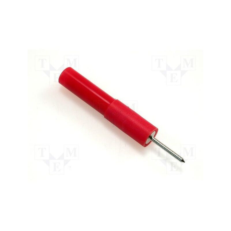 Terminal de măsurare; 36A; roşie; Diam.vârf: 1,4mm; 60VDC; 30VAC Terminal de măsurare; 36A; roşie; Diam.vârf: 1,4mm; 60VDC; 30VAC